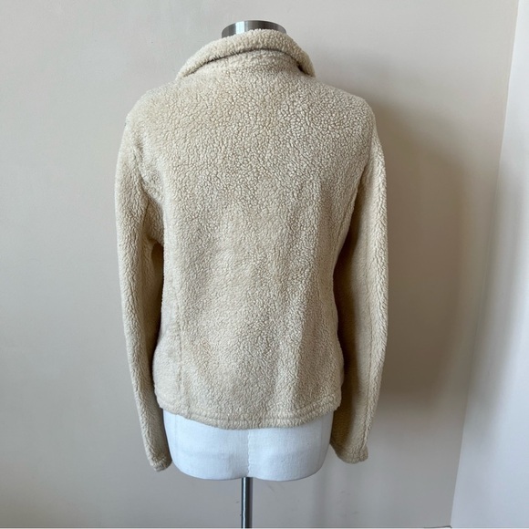 James Perse shrunken sherpa pea coat style jacket - Picture 8 of 11